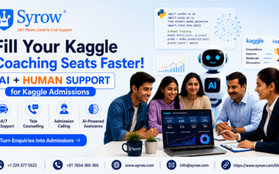 Boost Kaggle Coaching Admissions Faster with Syrow AI and Human Support