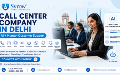 Best Call Center Services Company in Delhi | Syrow AI and Human Support