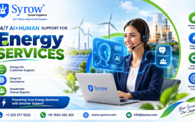 24/7 Omnichannel Support for Energy Services | Syrow AI and Human Support