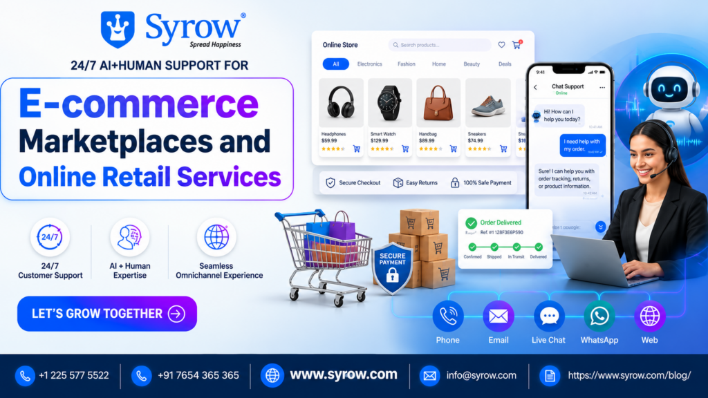 How 24/7 Omnichannel Support for E-commerce Helps You Grow | Syrow AI