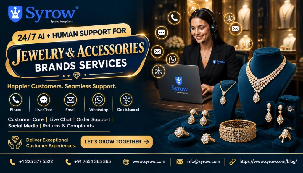 Need 24/7 Omnichannel Support for Jewelry and Accessories Brands Brands?
